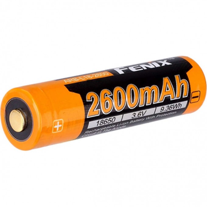 Аккумулятор 18650 FENIX ARB-L18 2600mAh ARB-L18-2600