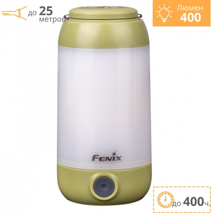 Фонарь FENIX CL26R зеленый CL26Rg