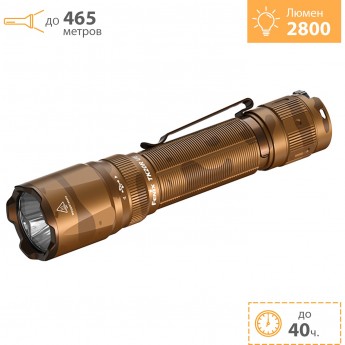 Тактический фонарь FENIX TK20R UE Desert Camo + Подарок